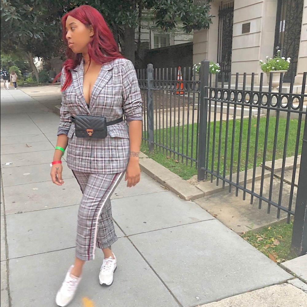 Plaid Blazer (matching pants sold separately)